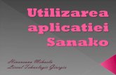 Utilizarea aplicatiei Sanako
