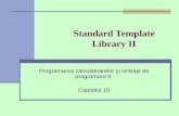 Standard Template Library II