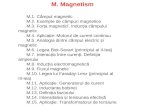 M. Magnetism M.1. C ¢ mpul magnetic M.2. Exemple de c ¢ mpuri magnetice