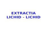 EXTRACTIA LICHID - LICHID