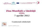 ZMS 2012       Ageing and health