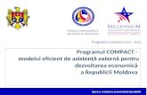 Programul  COMPACT -  modelul eficient de asistenţă externă pentru dezvoltarea economică