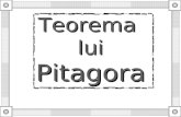 Teorema  lui Pitagora