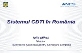 Sistemul CDTI  în România