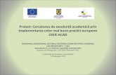 PROGRAMUL OPERAŢIONAL SECTORIAL CREŞTEREA COMPETITIVITĂŢII ECONOMICE AXA PRIORITARĂ 2 – CD & I