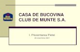 CASA DE BUCOVINA CLUB DE MUNTE S.A.