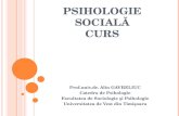 Psihologie socială Curs