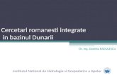 Cercetari romanesti integrate  in bazinul Dunarii