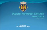 Bugetul  municipal  Chişinău anul  2013 dezbateri    publice