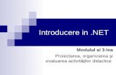 Introducere in .NET