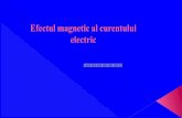 Efectul  magnetic al  curentului       electric