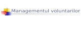 Managementul voluntarilor