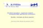 InovCluster: Clusterele inovative -suport al cresterii competitivitatii operatorilor economici