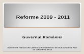 Reforme 2009 - 2011