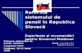 Reforma sistemului de pensii, Seminar Leogrand Hotel Chisinau, 10-11 iunie 2008
