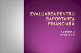 Evaluarea pentru raportarea financiară