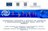 Coordonarea natională a acțiunii de integrare a resortisanților țărilor terțe (RTT) în România
