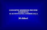 CONCEPTE MODERNE PRIVIND  COMERTUL SI ACTIVITATEA COMERCIALA 30 sliduri