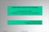 Sistemele fiscale din Europa Compararea cotelor,  sistemelor si metodelor de impozitare