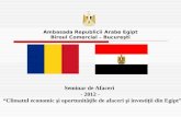 Ambasada Republicii Arabe Egipt Biroul Comercial – Bucureşti