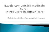 Bazele comunicării medicale curs  1  Introducere în comunicare