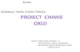 PROIECT  CHIMIE OXIZI