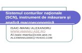 Sistemul conturilor naţionale (SCN), instrument de măsurare şi analiză macroeconomică