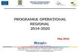 PROGRAMUL OPERA ŢIONAL REGIONAL  2014-2020