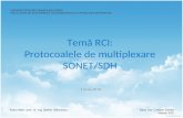 Temă RCI: Protocoalele de multiplexare SONET/SDH