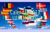 Calendar 2013  LUXEMBURG