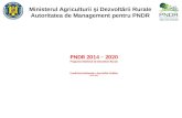 Ministerul Agriculturii şi Dezvoltării Rurale Autoritatea de Management pentru PNDR