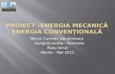 Proiect –Energia mecanică Energia convențională