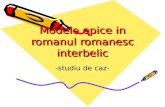 Modele epice in romanul romanesc interbelic