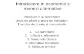 Introducere in economie si monezi alternative
