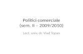 Politici comerciale (sem. II – 2009/2010)