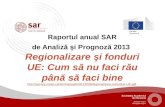 Raportul  anual SAR  de  Analiză şi Prognoză  2013