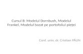 Cursul 8: Modelul Dornbush, Modelul Frankel, Modelul bazat pe portofoliul pieței