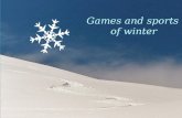 Games and sports of winter