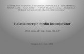Relaţia  energie-mediu înconjurător Prof.  univ . dr.  ing . Ioan JELEV Bra şov, 9-11 nov. 2011