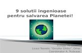9 solutii ingenioase pentru salvarea Planetei!