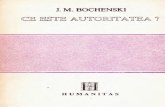 J. M. Bochenski-Ce este autoritatea-Humanitas (1992)