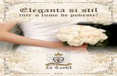Menu nunti 2012 - Hotel Restaurant La Castel Iasi