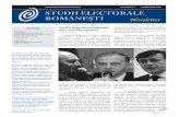 Studii Electorale Românești - Newsletter nr. 5