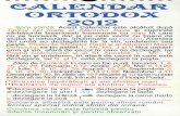 Calendar ortodox 2012