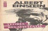 Albert Einstein-Teoria relativitatii-Humanitas (1992)