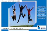 Raport anual 2012 - Asociatia Serviciul APEL
