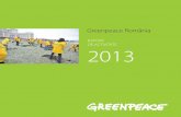 Raport de activitate 2013 Greenpeace Romania