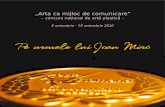 „Arta ca mijloc de comunicare – pe urmele lui Joan Miro”