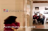 Catalog activitate culturala 2013 directia judeteana pentru cultura timis
