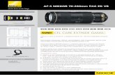 AF-S NIKKOR 70-200mm f4G ED VR